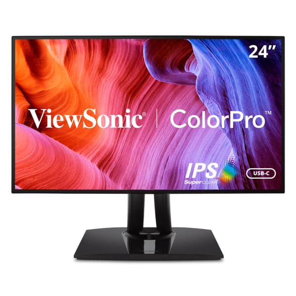 Viewsonic 24IN Srgb Color Accurate With USB-C,1920 X 1080 Resolution.