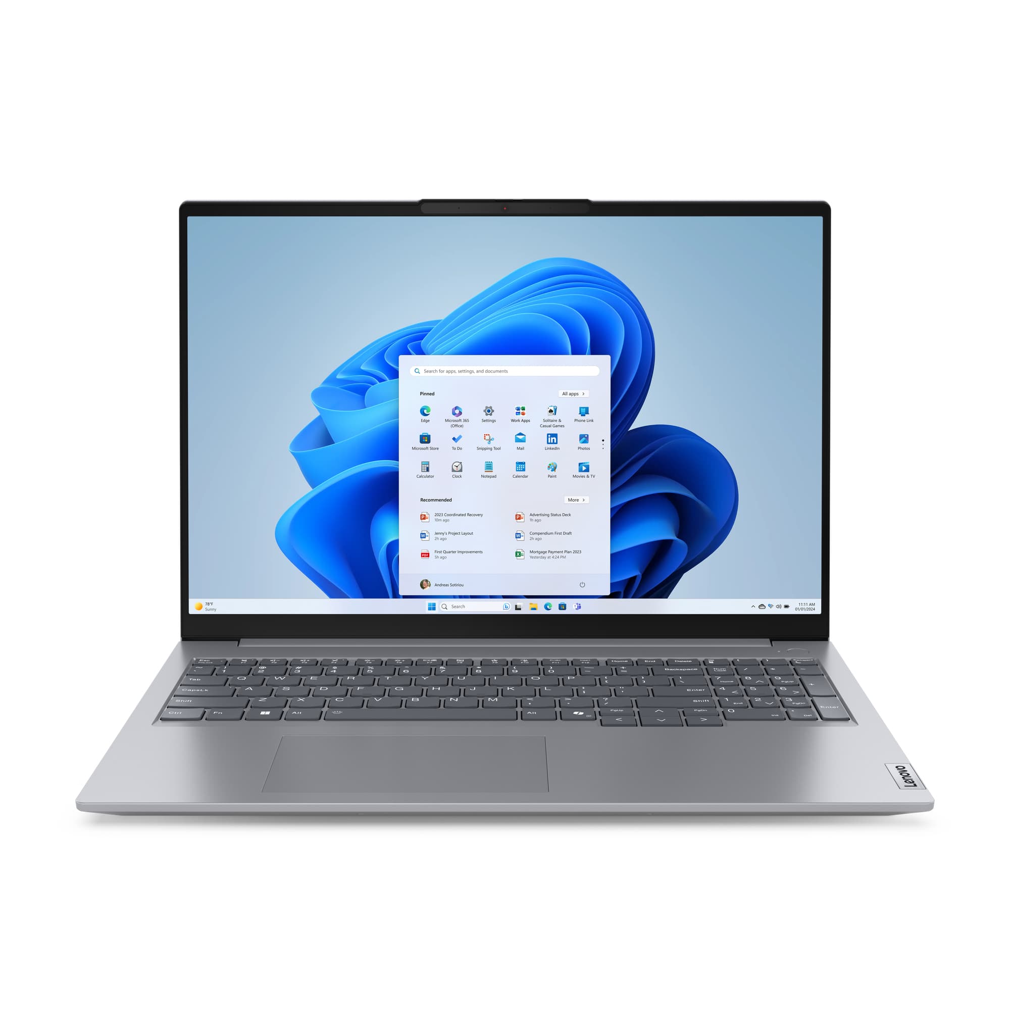 Lenovo French Thinkbook 16 G7 ARP AMD Ryzen 5 7535HS 16 1920 X 1200 Touch W11P 64 16GB 512GB SSD
