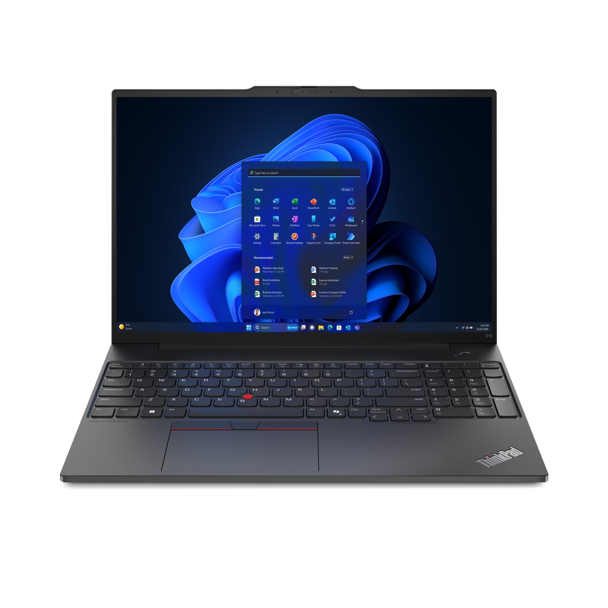 Lenovo ENG NB TP E16 AMD G2 R5 16G 256G 11P